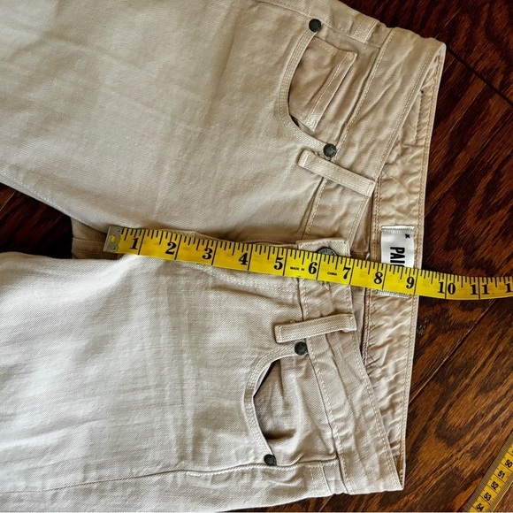 Paige skyline ankle peg cream denim women’s size 24. Gently used. Skinny jeans. - Picture 7 of 9